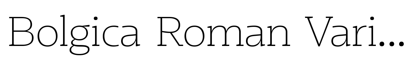 Bolgica Roman Variable